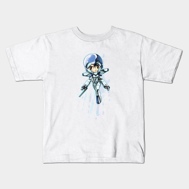 Asplenia Studios SD/chibi Sylia (visor up) Kids T-Shirt by AspleniaStudios